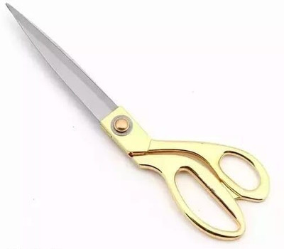 Posshe Sewing/Tailoring Scissor, Sharp Cloth Cutting/Altering(10-inch) Scissors(Set of 1, Golden)