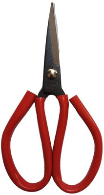 DSHARPP Professional Bonsai Steel Garden Multipurpose Scissor-RM2 Scissors(Set of 1, Red_21)