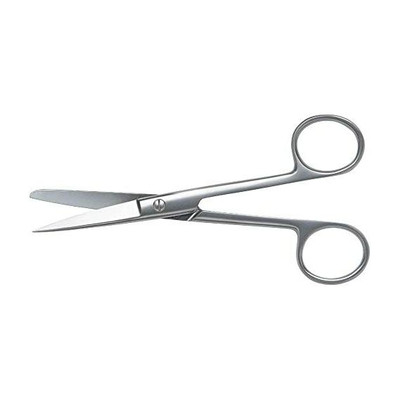 SANJU surgicals Dressing scissor 5" inch sharp Scissors(Set of 1, Silver)