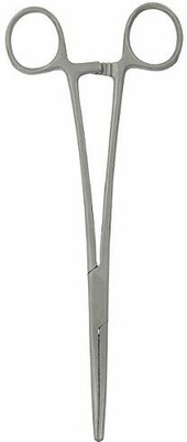 SANJU Khushi Surgicals Artery forcep 8 inch straight stainless steel Scissors(Set of 1, Silver)