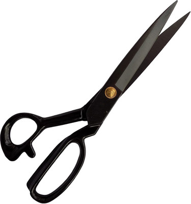dinojames Black Carbon Steel Original Jupiter Multipurpose Tailor Scissor Scissors(Set of 10, Black)