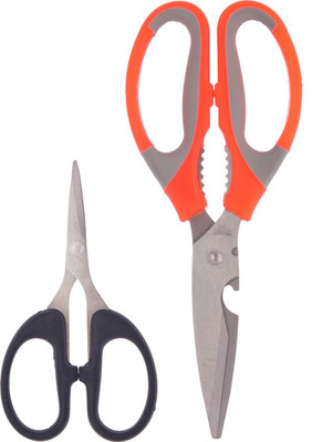 Standard Choice Heavy Duty Stainless Steel Utility Scissors 3 in 1 Multipurpose Scissors Scissors(Set of 2, Multicolor)