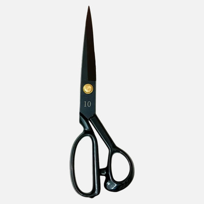 Insha BLACK PVC CHINES 10 Scissors(Set of 1, Black)