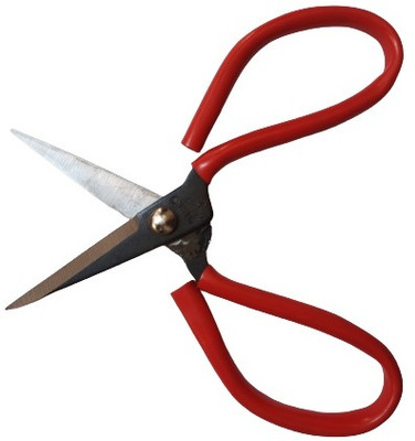 DSHARPP Multipurpose Kitchen Household and Garden Scissor Gardening Cutters-RM10 Scissors(Set of 1, Red_26)