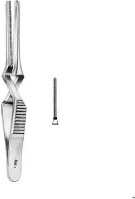 alis 7.5Cm/ 3 Inch Atrauma Bulldog Clamps De-Bakey Straight, A-Gen-605-7 Scissors(Set of 1, Silver)