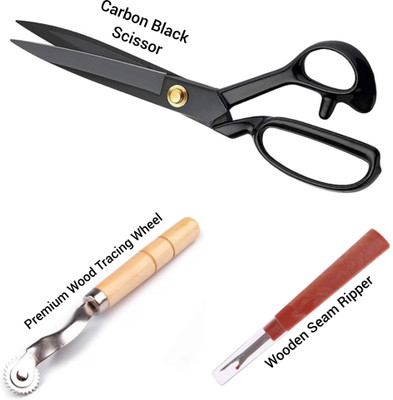 nts Combo of Scissor Tracing Wheel and Seam Ripper Sewing Kit