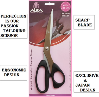 Aika Perfection Is Our Passion Tailoring Scissor BLACK Scissors(Set of 1, Black)