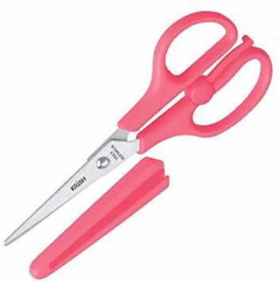 Glare Krish Kid's Scissors 135 MM Assorted Scissors(Set of 1, Pink)