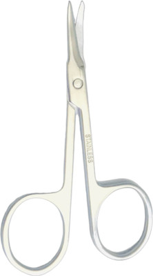 BABILA Cuticle Scissor-CS-V09 Steel Scissors(Set of 1, Silver)