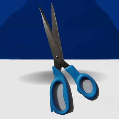 KWT Krown scissors 10 -inch Scissors(Set of 1, Blue)