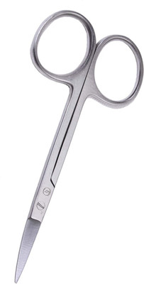 YATRI Moustache/Beard/Eyebrow/Nose Hair Trimming Scissor for Men and Women Scissors(Set of 1, Silver)