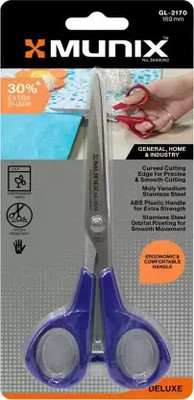 munix GL-2170_ scissor Scissors(Set of 1, Blue)