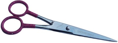 Darshan Hair cutting Men Women, Scissors for Beard & Mustache Styling Trimming-X29I Scissors(Set of 1, Red, Silver)