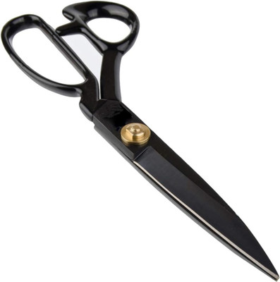 Tarah Professional 10-Inch Tailoring Scissors – High-Quality Stainless Steel Blades Scissors(Set of 1, Black)
