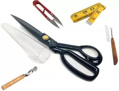 Bekner Premium Quality Tailoring Scissors A-250( Tailoring Accessory kit) Scissors(Set of 1, Black)