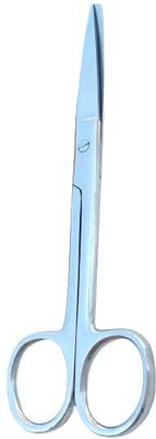 SANJU Khushi Surgicals Dressing Sharp/Blunt Polish 5 INCH Stainless Steel Scissors(Set of 1, Silver)