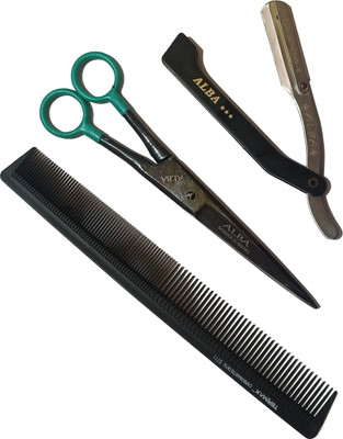 aramco india Precision Cutting and Texturing Combo Scissors(Set of 3, Multicolor)