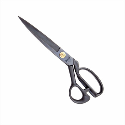 Jyoti Scissor with Rubberised Black Handle for Multipurpose Use (12 Inches) Scissors(Set of 1, Black)
