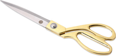yojiyo -Tailoring Scissors For Cloth With Golden Brass Handle, Multipurpose (Size-10) Scissors(Set of 1, Golden)