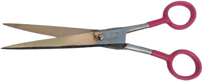 IUX PROFESSIONAL HAIRDRESSING SCISORS BARBER SCISSORS SHEARS WITH CHROME FINISH Scissors(Set of 1, Pink, Silver)