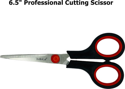 BABILA Professional Cutting Scissor-SC-V05 Black Scissors(Set of 1, Black)