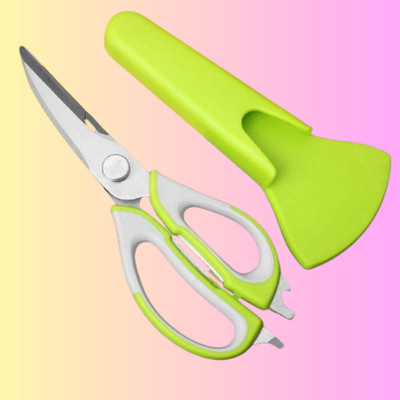 ABEEBHA Secissors_22 Scissors(Set of 1, Green)