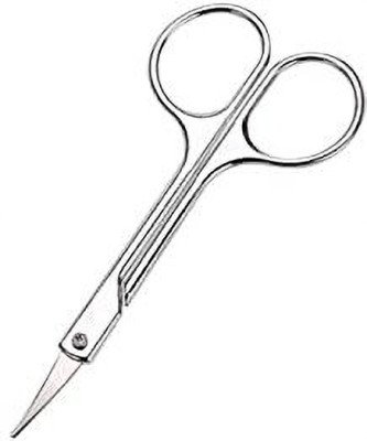 grethe 4.5 inch Curve Scissor Small Scissors(Set of 1, silvar)