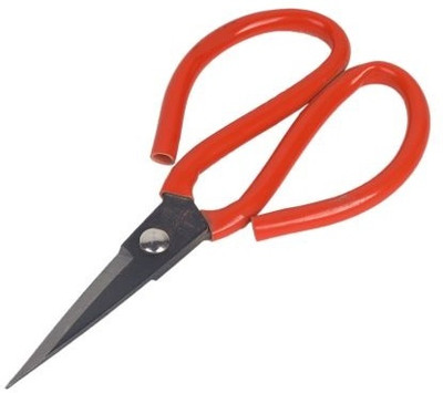 Sharkk Carbon Steel Scissors Sharp Blades -(8 INCH) Cutter Arranging Flowers-X33 Scissors(Set of 1, Red)
