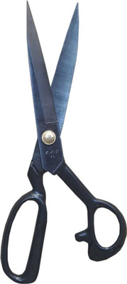 KTEE 11 Inch R.O.C Scissor For Professional Tailoring Scissors(Set of 1, Black)