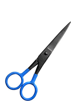 Verceys 5 Inch Small Size Handmade Scissor for Eyebrow, Beard, Moustache Scissors(Set of 1, Black)