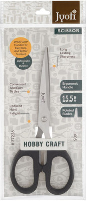 Jyoti Scissor for Multipurpose Use - 605 (6 Inches) Scissors(Set of 1, Multicolor)