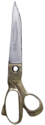 TRADITIONAL TRENDZZ ® RDX-66 Professional Scissors of Full-Size Brass Made-8 inch Scissors(Set of 1, Dense Gold, Silver)