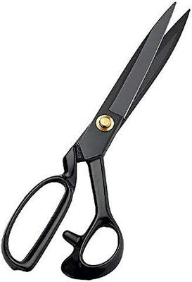 Gemsy YDL Black Blade Scissors 11 inch Scissors(Set of 1, Black)