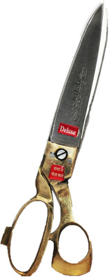 satish Tailoring Scissors with Golden Brass Scissors(Set of 1, Silver)