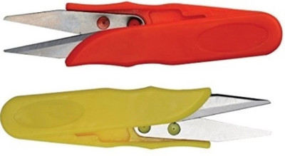 EASYSEW Bunch Plastic Body Sewing Thread & Yarn Cutter Scissors(Set of 2, 2 ANY COLOR)
