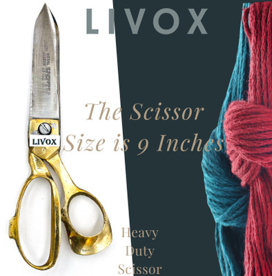 khusboo scissor 8 inch Scissors(Set of 1, golden)