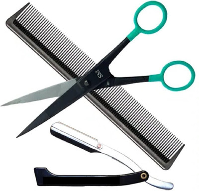 aramco india The Hair Haven Essentials for Men and Women Scissors(Set of 3, Multicolor)