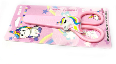 Teeshubh Unicorn Scissors for Kids -Set of 1, Pink Scissors Scissors(Set of 1, Pink)