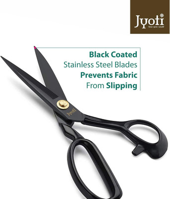 Jyoti Scissor with Brass Handle for Multipurpose Use (8 Inches) Scissors(Set of 1, Multicolor)