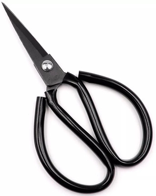 DSHARPP Multifunctional Powerful Tailor Leather/Garden Scissors-MT-N03 Scissors(Set of 1, Black-DE3)