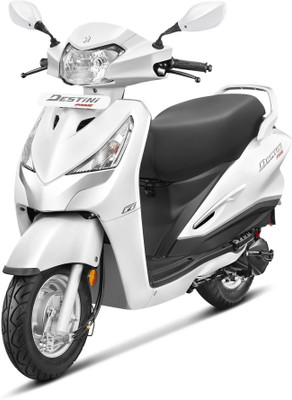Hero Destini Prime Booking for Ex-Showroom Price(Pearl Silver White SPM)