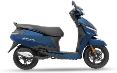 TVS JUPITER SmartXonnect Disc Booking for Ex-Showroom Price(Starlight Blue Gloss)