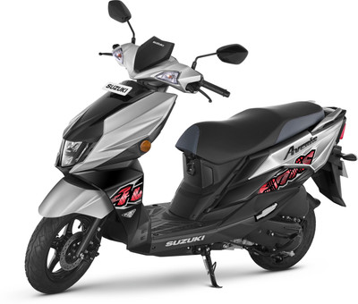 SUZUKI Avenis Ride Connect Booking for Ex-Showroom Price(Met. Mat Platinum Silver No. 2 / Glass Sparkle Black)