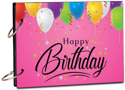 Creative Print Solution Happy birthday Pink Theme,  Scrapbook Kit(DIY)