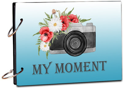 Creative Print Solution (My moments camera blue) Theme,  Scrapbook Kit(DIY)