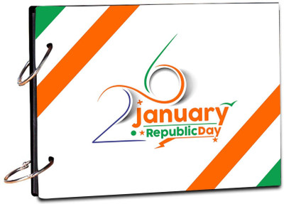 Creative Print Solution Republic day Theme,  Scrapbook Kit(DIY)