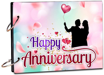 Creative Print Solution Happy anniversary couple with balloon Theme,  Scrapbook Kit(DIY)