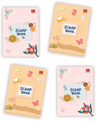 WRITE ON WHITE Coloured Sheet Theme,  Scrapbook Kit(DIY)