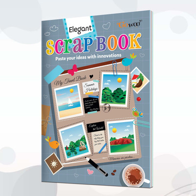 GO WOO Scrap book Theme,  Scrapbook Kit(DIY)