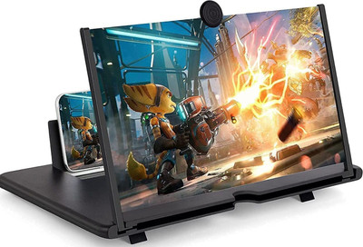 KEDARI 12 inch TV Screen Magnifier for Cell Magnifing Screen Enlarger for Movies F7019 Screen Expander Phone